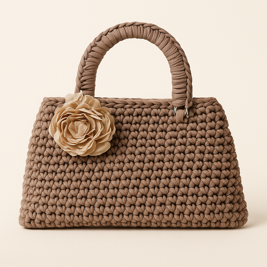 Eco-Luxe Crochet Handbag – Mirjana S PDF Pattern