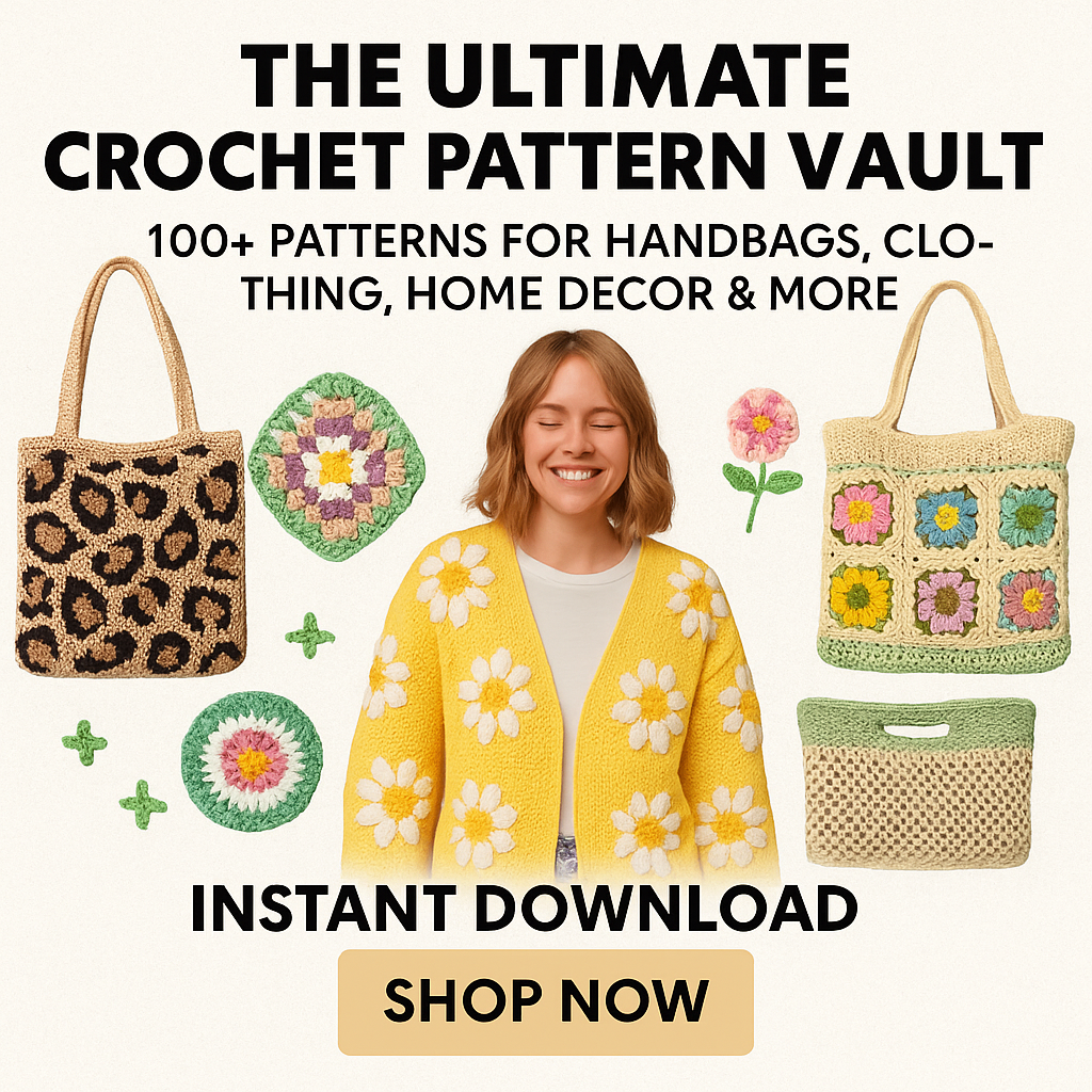 🧶 The World’s Largest Crochet Pattern Vault – 5,000+ Designs