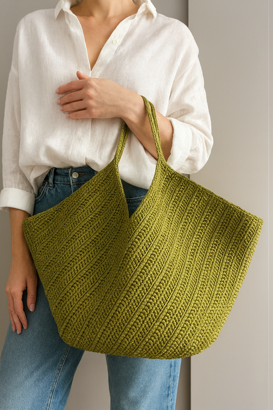 ✨ CROCHET PATTERN – MIRA Bag | Summer Beach & Shopping Tote ✨